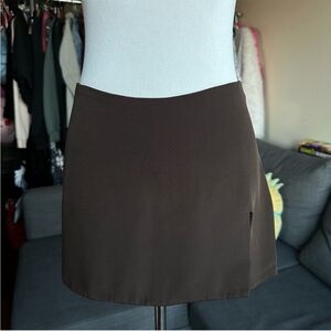 REVOLVE Brown Mini Skirt